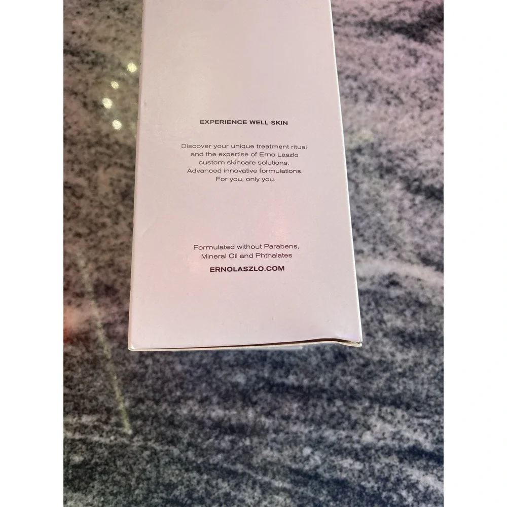 Erno Laszlo lighten & brighten white marble 2 phase lightening mask NIB!